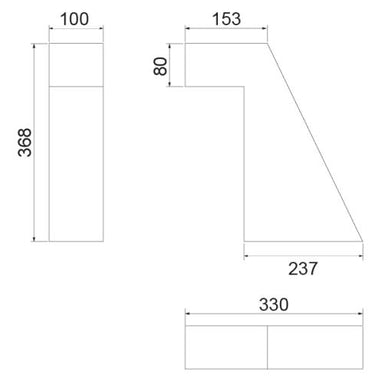 AKITA Piantana LED 15W 4000K Boluce illuminazione Lampade da esterno